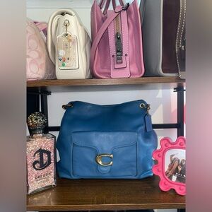 Coach Tabby Hobo Shoulder Bag- Lake Blue